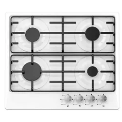 Plaque De Cuisson Encastrable Acer 6400 4 Feux 60Cm Blanc