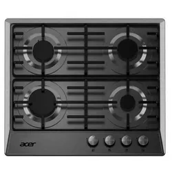 Plaque De Cuisson Encastrable Acer 6400 4 Feux 60Cm Noir