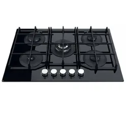 Plaque de Cuisson Encastrable ARISTON AGS-72F-BK 5 Feux 75cm - Noir
