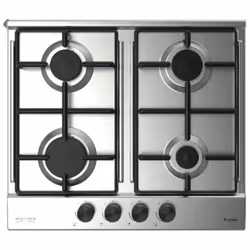 Plaque De Cuisson Encastrable Arthur Martin AMD60IX - Nombre de feux : 4 Feux - Largeur : 60 cm - Supports émaillées - Grande ...