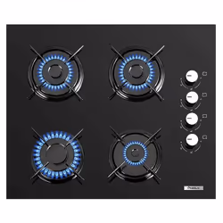 Plaque De Cuisson Encastrable Biolux M.6052VN - Nombre de feux : 4 Feux - Largeur : 60 cm - Commandes: latérales - Grille éma ...