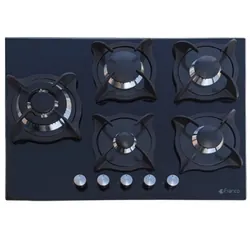 Plaque De Cuisson Encastrable FRANCO 378BF 5Feux 70 cm - Noir