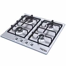 Plaque de Cuisson Encastrable FRESH - Type de Plaque: à Gaz - Largeur: 60 cm - Nombre de Foyers: 4 Foyers - Feux Sabaf - Gril ...