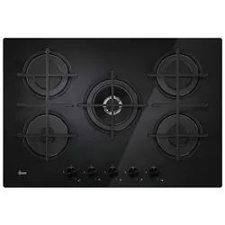 Plaque de Cuisson Encastrable HOOVER H-HOB 300 HVG7PB/TK 5 Feux 75 cm - Noir