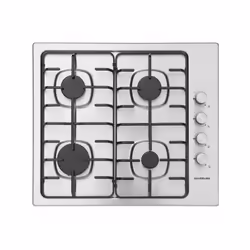 Plaque de cuisson Encastrable SilverLine - Plaque à 4 feux - Grilleset bruleurs emaillées - Allumage en main - Commande later ...