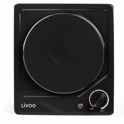 Plaque De Cuisson Encastrable Livoo DOC167N - Nombre de feux: 1 Foyer - Largeur: 23.5 cm - Foyer de ∅ 18.5 cm - Puissance 150 ...