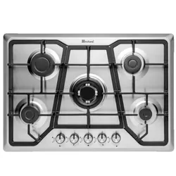 Plaque de Cuisson Encastrable Naturel OMEGA A7501 ID3 5 Feux 75Cm Inox