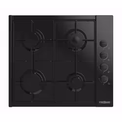 Plaque de cuisson encastrable PREMIUM APB 640 B02 - Table de cuisson en acier Noir émaillée - Dimension : 60cm - 4 Bruleurs a ...