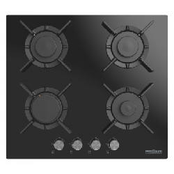 Plaque de cuisson encastrable PREMIUM AP 1641 BS02 / 4 Feux / 60 cm / Noir