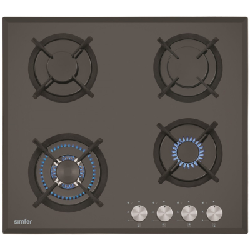 Plaque de cuisson encastrable Simfer 4 Feux - 60cm - Noir (CUISEN-H6405NGSSP)