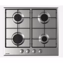 Plaque de Cuisson Encastrable Viol Joker JP-604 - Nombre de feux : 4 Feux - Largeur : 60cm - Brûleur 1: 1 KW - Brûleur 2: 1.7 ...