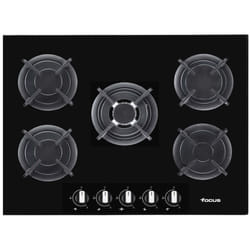 Plaque De Cuisson Focus 5 Feu 70Cm Noir (F.4078BS)