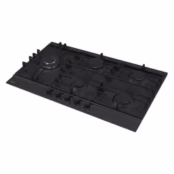 Focus F 8017BS - Plaque gaz 5 feux, 90 cm, avec thermocouple, noir - Vue supplémentaire 2