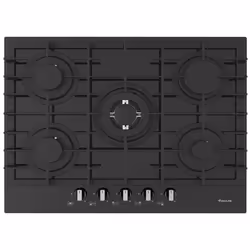 Plaque De Cuisson Focus F.4017BS - Nombre de feux : 5 Feux - Largeur : 70 cm - Thermocouple - Flamme stabilisée - Grilles en  ...