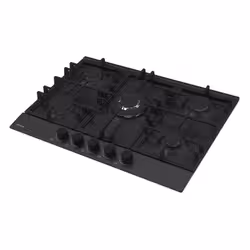 Focus F 478B - Plaque gaz 5 feux, 70 cm, sans thermocouple, noir - Vue supplémentaire 2