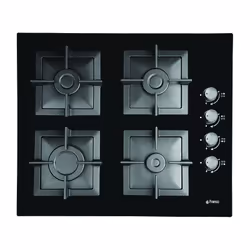 Plaque de cuisson Franco 4 feux 60 cm - Noir (60345bf)
