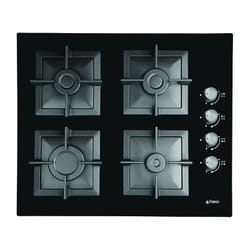 Plaque de cuisson Franco 4 feux 60 cm - Noir (60345bf)