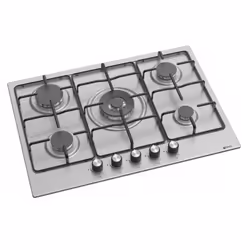 Plaque de Cuisson FRANCO 5 feux 70 support fente - Inox (70351-IF.PRESTIGE )