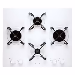 Plaque de cuisson Gaz Brandt 60 cm - Blanc (bpe6414w)