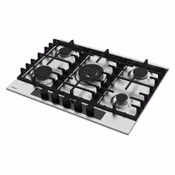 Focus F 8003XS - Plaque gaz 5 feux, 70 cm, avec thermocouple, Inox - Vue supplémentaire 2