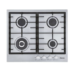 Plaque de cuisson gaz, Gaz de cuisine FOCUS, FILOTOP 4 FEUX GAZ 60CM GR FONTE TERMOCOUPLE INOX,FILO.60