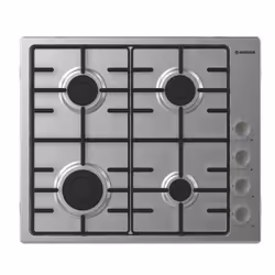 Plaque de Cuisson FOCUS - Type de Plaque: à Gaz - Largeur:60 cm - Nombre de Foyers: 4 Foyers - Boutons de contrôle latéraux - ...
