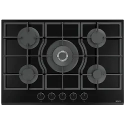 Plaque de cuisson INFINITY 5 Feux 75cm Verre Noir H7011P07B