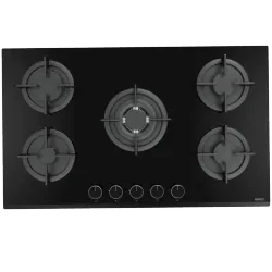 Plaque de cuisson INFINITY 90 Cm 5 Feux Vitro Noir H9028P30B