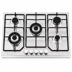 Plaque De Cuisson LEXICAL LGS-2854 5 Feux - Inox