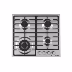 -4x Feux -Type: à Gaz 60 Cm -Puissances:1x brûleur WOK: 3100W, 2x brûleurs semi-rapides de 1700W, 1x brûleur auxiliaire de 95 ...