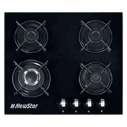 Plaque De Cuisson NEWSTAR TAB3-1FGEBF 4 Feux 60 cm - Noir