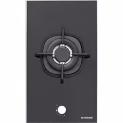 Plaque SILVERLINE en Fonte, 1 brûleur à gaz, allumage intégré, contrôle tactile avec minuterie, sécurité thermocouple, largeu ...