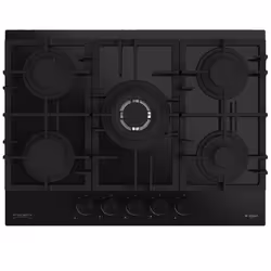 Plaque Encastrable ARTHUR MARTIN Vitre - Largeur : 70cm - Nombre de bruleurs : 5 Bruleurs - Grille en Fonte - Commande Fronta ...