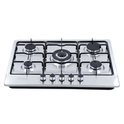 PLAQUE ENCASTRABLE FONTE ORIENT 70cm 5Feux - INOX