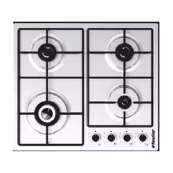 Plaque Encastrable Newstar - Gaz naturel - 4 Feux - Allumage automatique - Nombre de bruleur: 4 - Nombre de bouton: 4 - INOX  ...