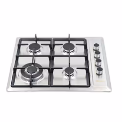 Plaque Encastrable ORIENT avec fonte 4 Feux 55 cm Inox (OP-4F-IF)
