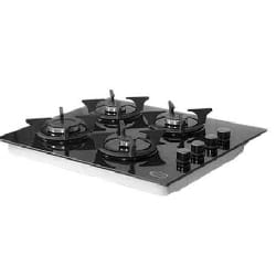 Plaque Encastrable Verre Noir 4F "ORIENT"