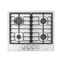 Plaques de Cuisson Encastrables Silverline 4 Feux Inox Thermocouple AS5381X01