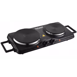Plaques Électriques TECHWOOD Double Feu 2500W TPE-2506