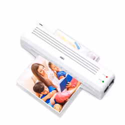Plastifieuse A4 Deli E14379 - Format : A4 - Temps de préchauffage : 10 minutes - Épaisseur maximale : 0.5 mm - Vitesse de pla ...