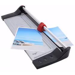 Plastifieuse Olympia TR 4610 - Tête de coupe de sécurité avec lame circulaire - Pour couper du papier, des cartes et des phot ...