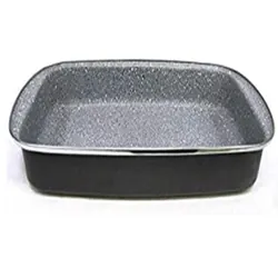 Plat A Lasagne En Acier 30 Cm Gris