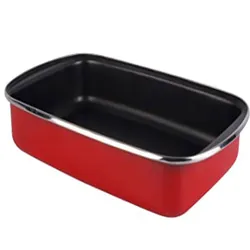 Plat A Lasagne En Acier 35 Cm Rouge