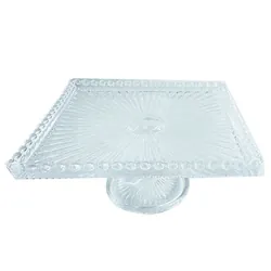 Plateau À Pied LAV En Verre Pour Gâteau - 26cm