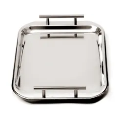PLATEAU RECTANGULAIRE JUGURTHA 45CM EN INOX