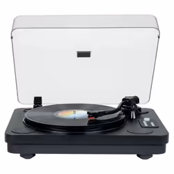 Platine Vinyle THOMSON TT650BT - Connectivité: Sans fil( Bluetooth 5.0) - Vitesses: 3 vitesses: 33/45/78 tours - Mode de sort ...