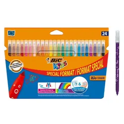 Pochette De 24 Feutres Bic Kids Multicolore