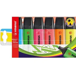 Pochette de 6 Surligneurs STABILO BOSS