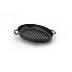 Poêle à griller Korkmaz Gusto Oval 35x25cm - Noir (A1374)