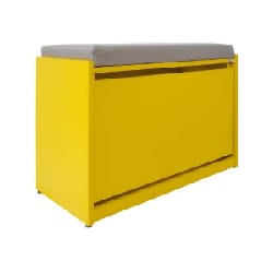 Porte Chaussures Banquette PC27JN - Jaune
